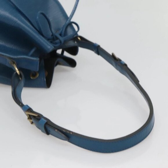 LOUIS VUITTON Epi Petit Noe Shoulder Bag Blue M44105 LV Auth 122238 - Picture 8 of 16